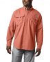 Columbia Men’s Bahama II Long Sleeve Shirt, Bright Peach, X-Large